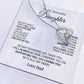 To My Daughter Necklace, Daughter Father Necklace, Daughter Gift From Dad 12_2
