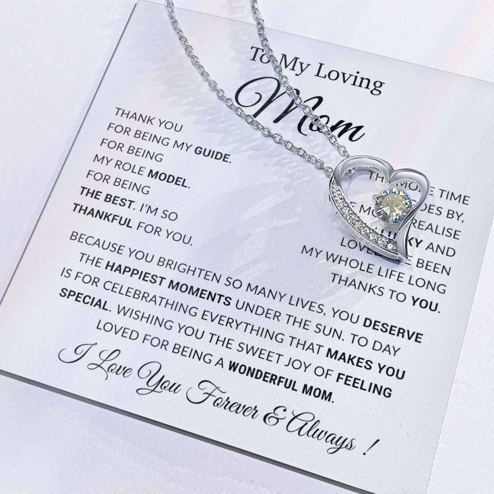 To My Mom Necklace, Gift For Mom, Mothers Day Gifts, Birthday Gift For Mom