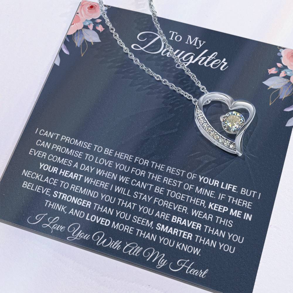 To My Daughter Necklace, Daughter Father Necklace, Daughter Gift From Dad, Mom 16_11