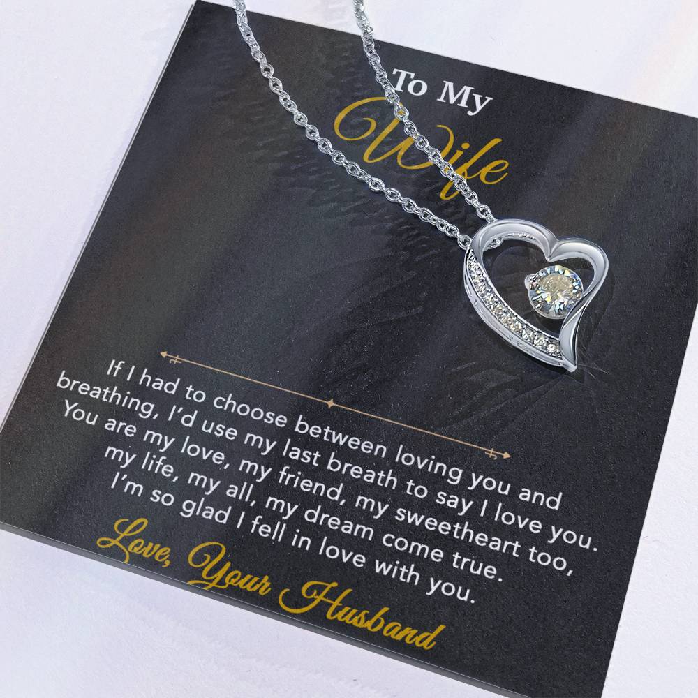 To My Wife Necklace, Wife Gift from Husband, Wife Birthday Gift, Christmas Gift 6_1