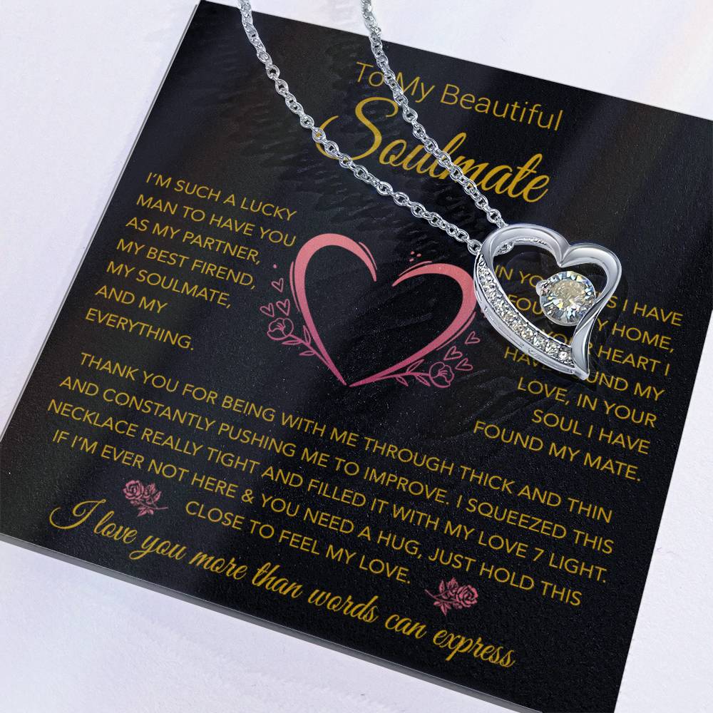 To My Soulmate Necklace, Vanlentines Gifts For Women, Anniversary Gift For Soulmate 20_1
