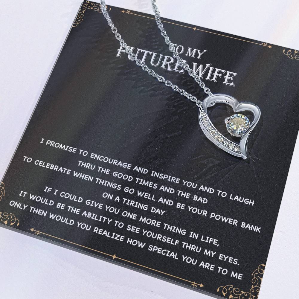 To My Future Wife Necklace, Engagement Gift for Future Wife, Birthday Gift