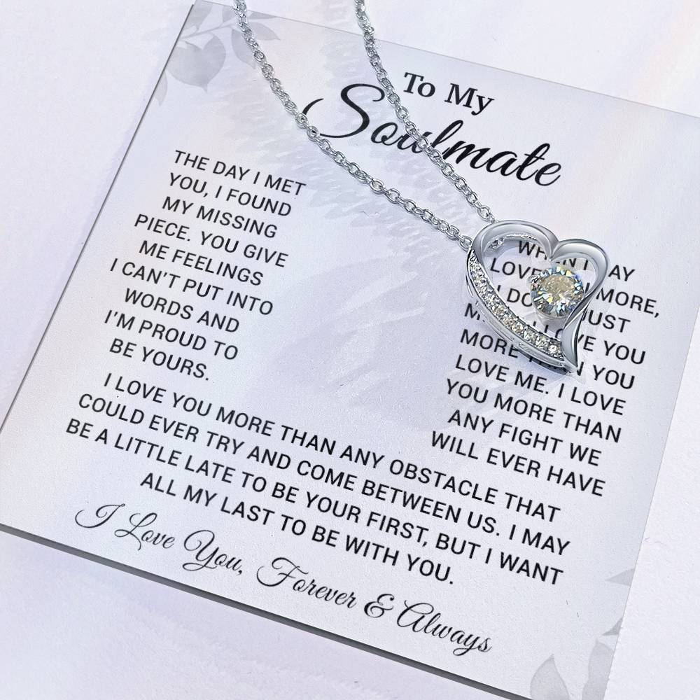 To My Soulmate Necklace, Christmas, Valentine Gift For Her, Gift For Soulmate 19_3