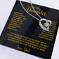 To My Daughter Necklace, Gift for Daughter from Dad, Father Daughter Necklace 3_6_Gold