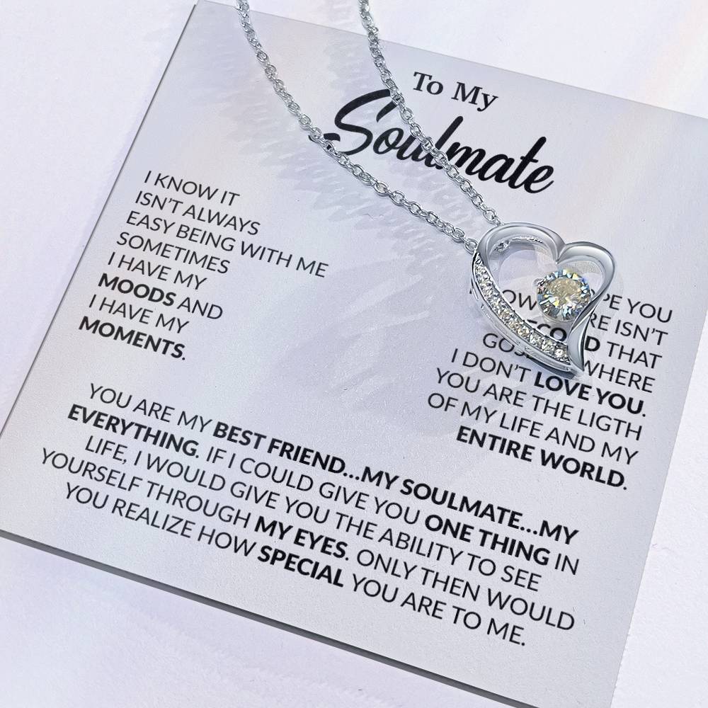 To My Soulmate Necklace, Soulmate Gift, Gift For Girlfriend, Christmas Gift 23_10_White