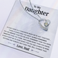 To My Daughter Necklace, Daughter Father Necklace, Daughter Gift from Dad 13_4