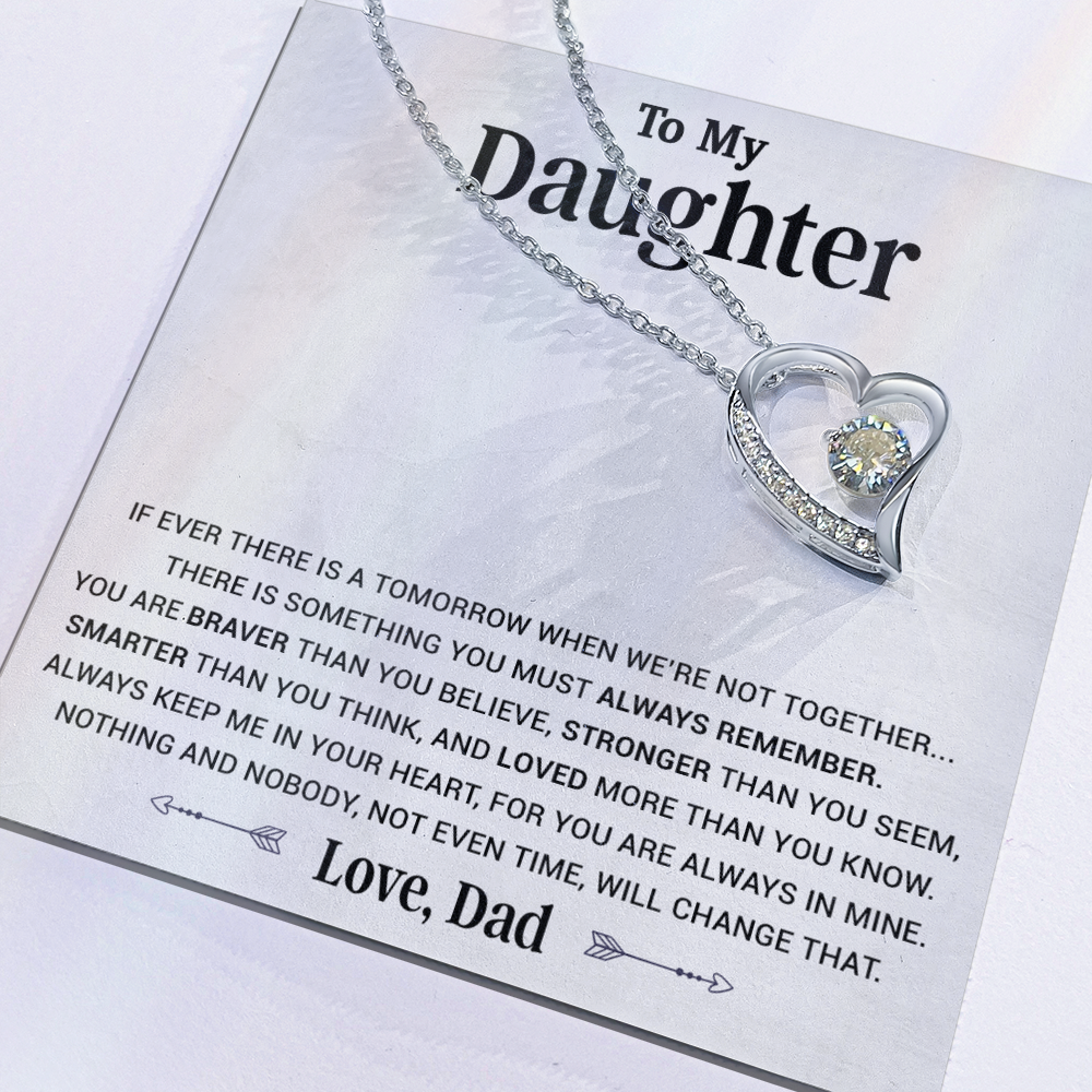 To My Daughter Necklace, Daughter Father Necklace, Daughter Gift from Dad 13_4