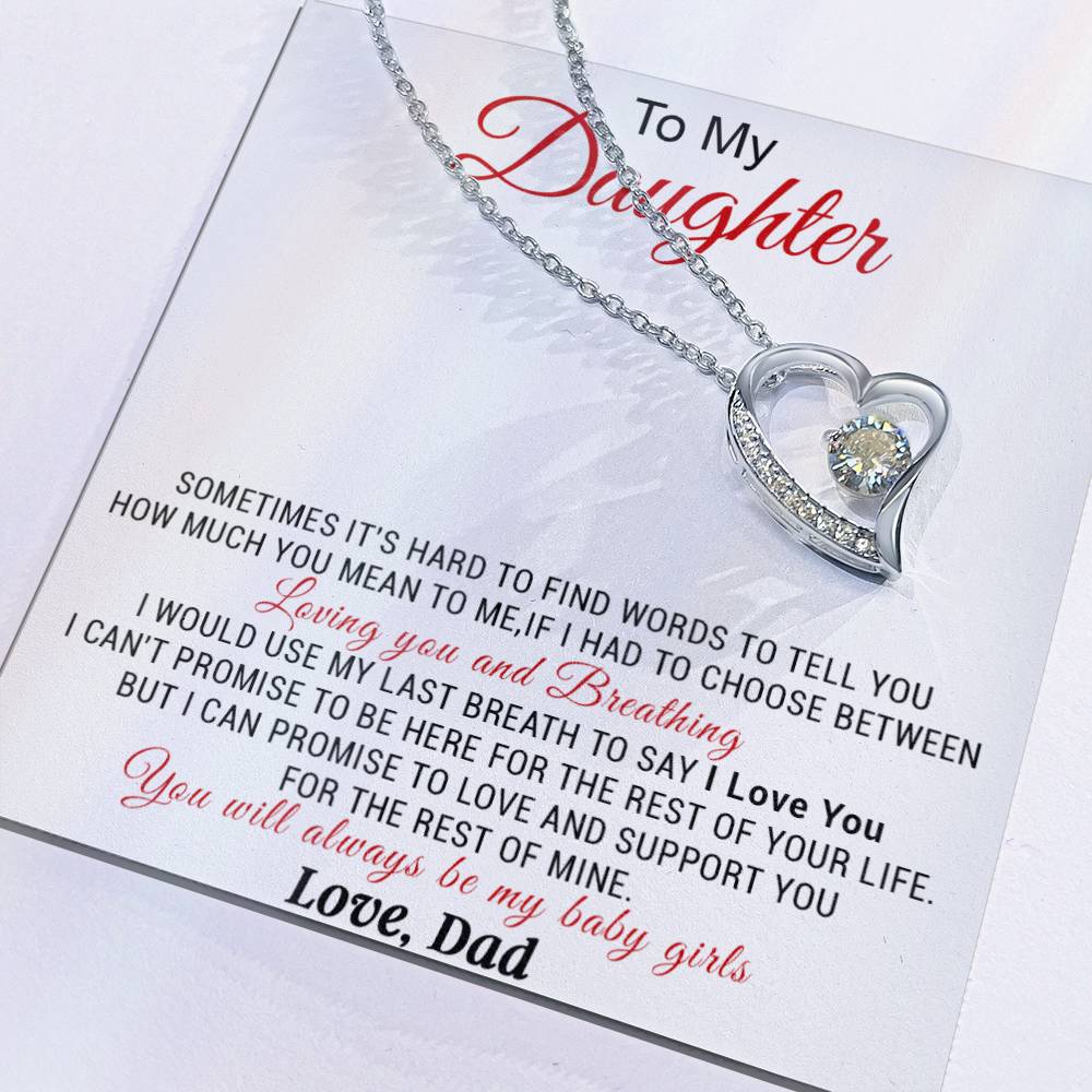 To My Daughter Necklace, Daughter Father Necklace, Daughter Gift from Dad 5_11