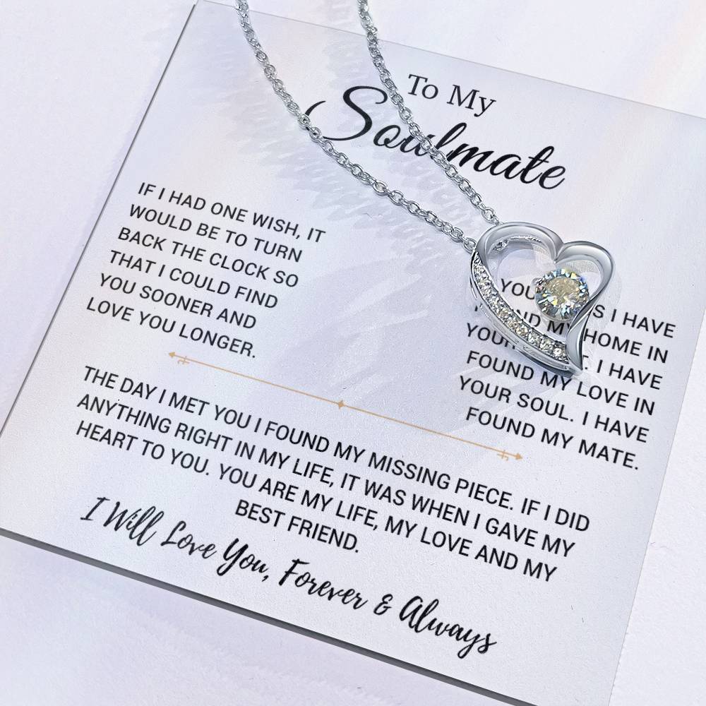 To My Soulmate Necklace, Gifts For Girlfriend Wife from Husband, Birthday Gift 29_3