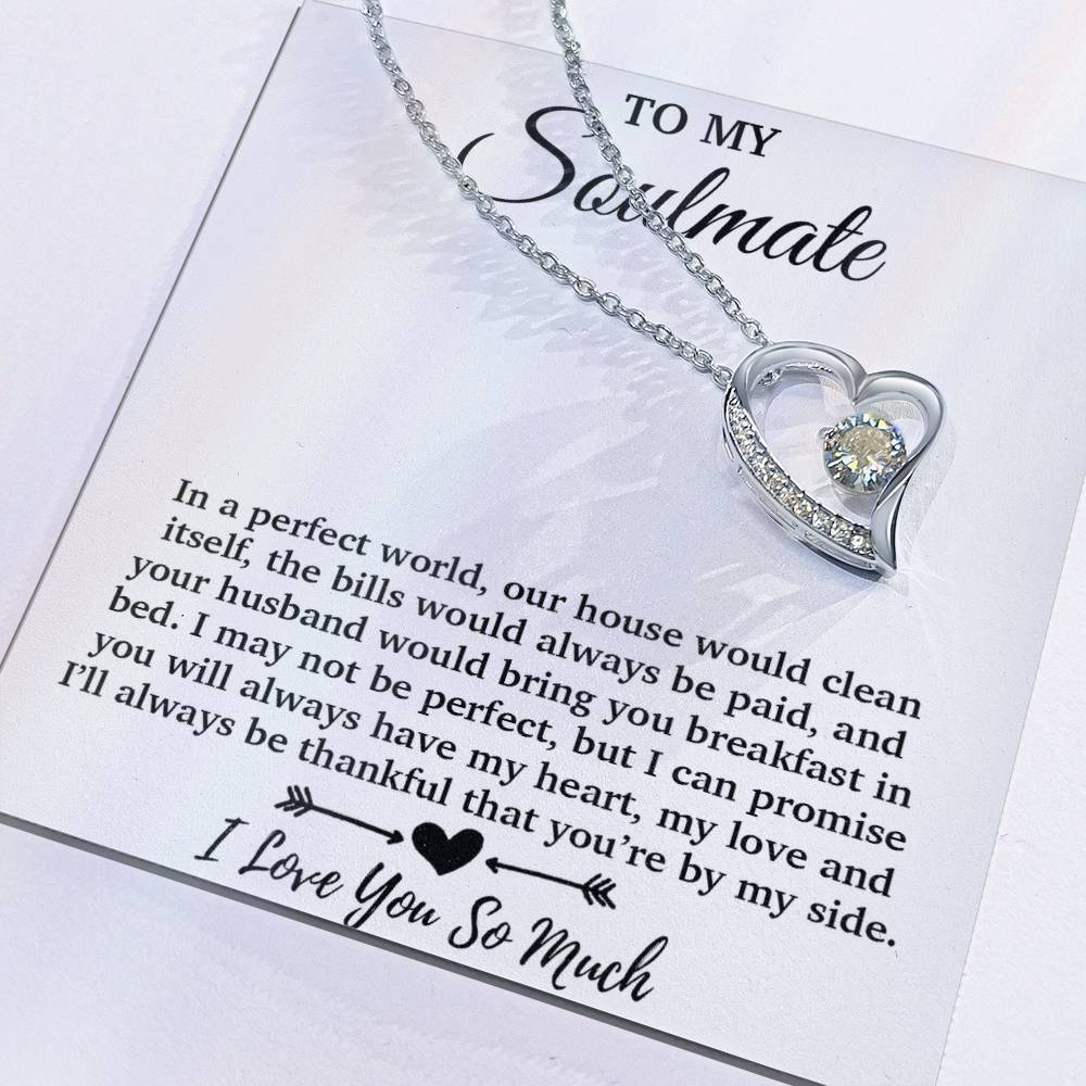 To My Soulmate Necklace, Soulmate Gift, Soulmate Jewelry Anniversary