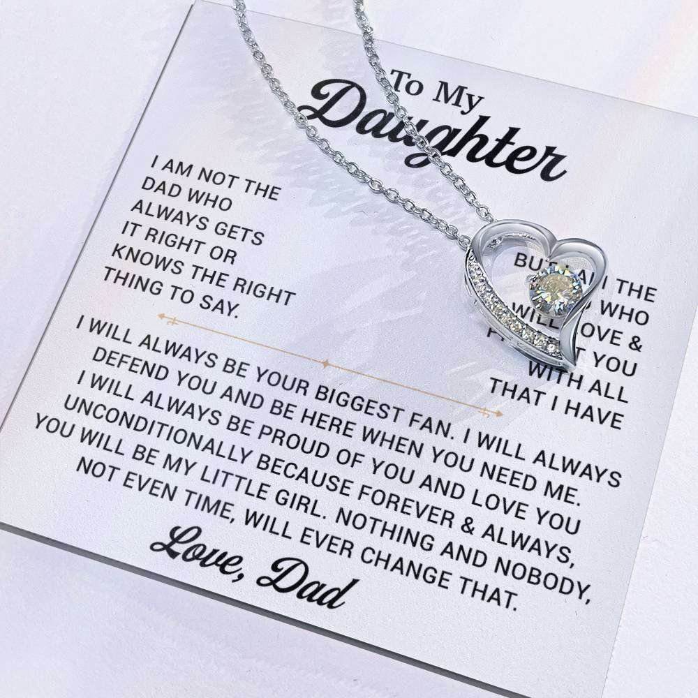 To My Daughter Necklace, Gift for Daughter from Dad, Father Daughter Necklace 1_11