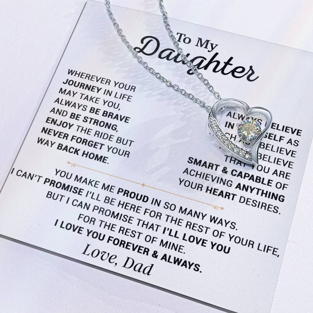 To My Daughter Necklace, Gift for Daughter from Dad, Daughter Father Necklace 12_10