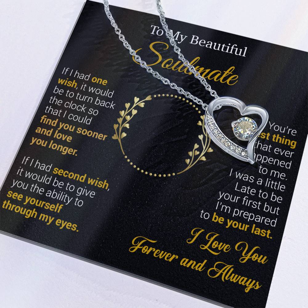 To My Soulmate Necklace, Gift For Soulmate, Anniversary Gift, Christmas Gift 22_11