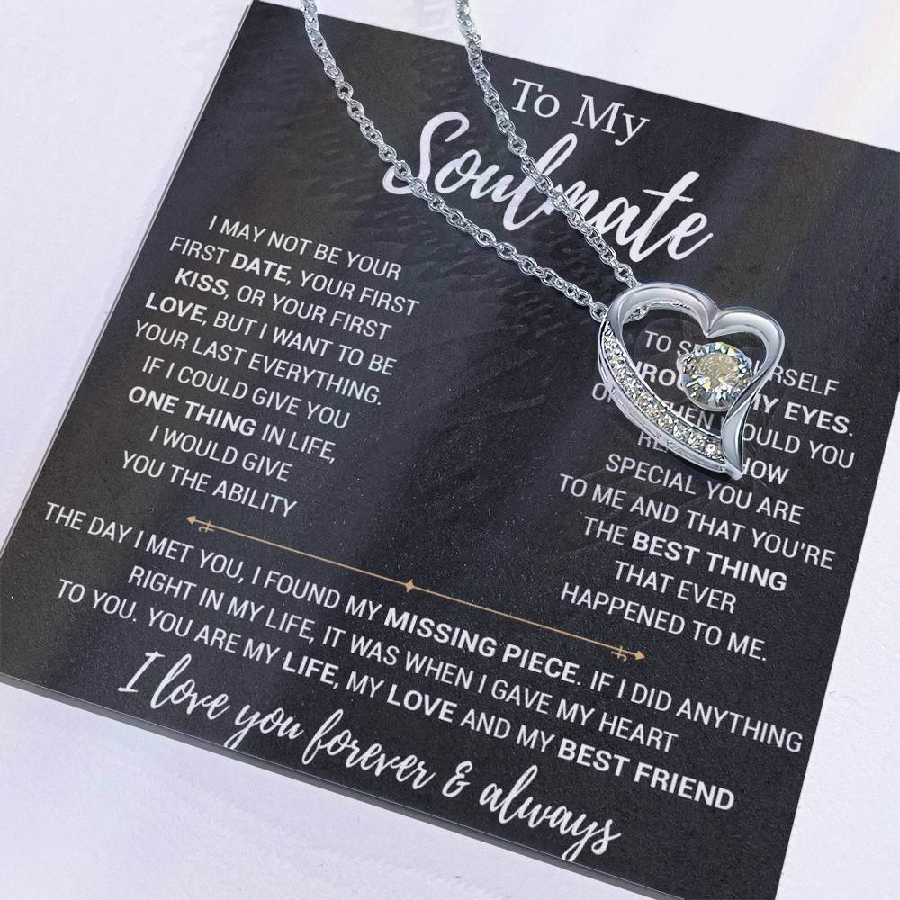 To My Soulmate Necklace, Birthday Gifts For Her, Christmas Gift For Soulmate 13_9