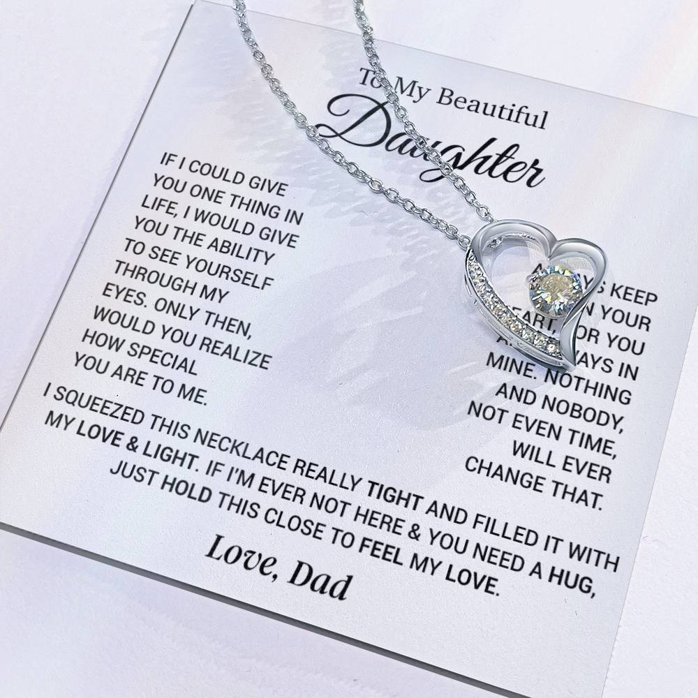 To My Daughter Necklace, Daughter Father Necklace, Daughter Gift From Dad 24_11