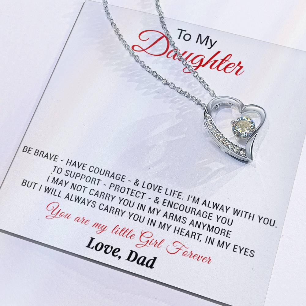 To My Daughter Necklace, Daughter Father Necklace, Daughter Gift from Dad 20_11