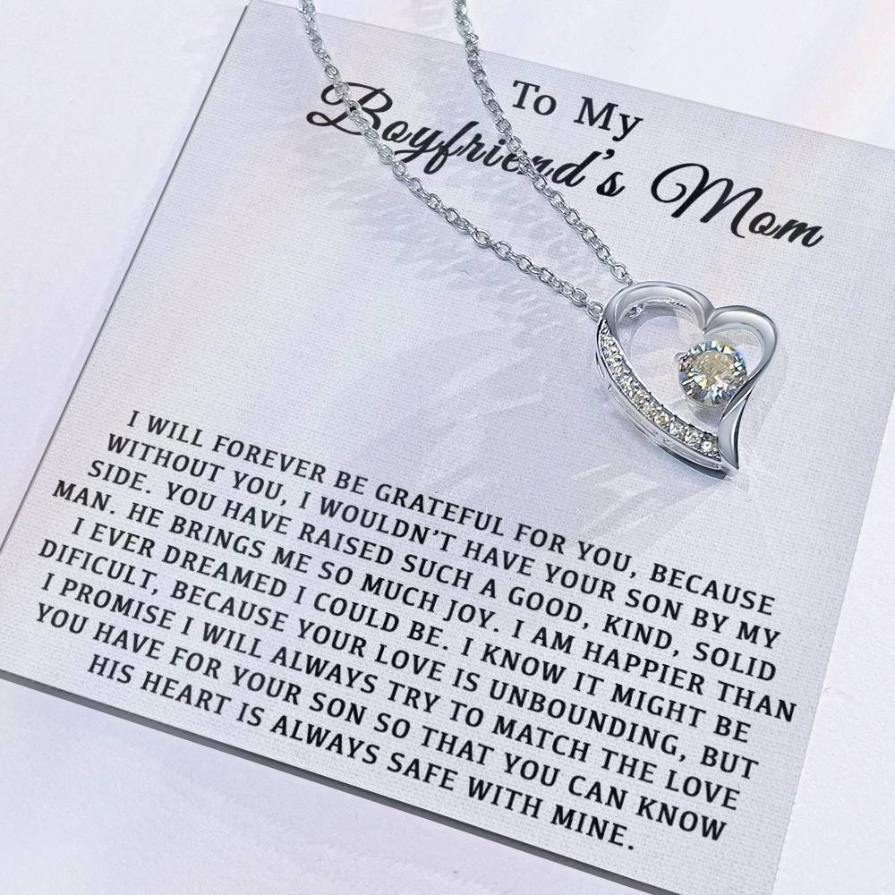 To My Boyfriend's Mom Necklace, For My Boyfriend's Mom, Birthday Gift 21_2