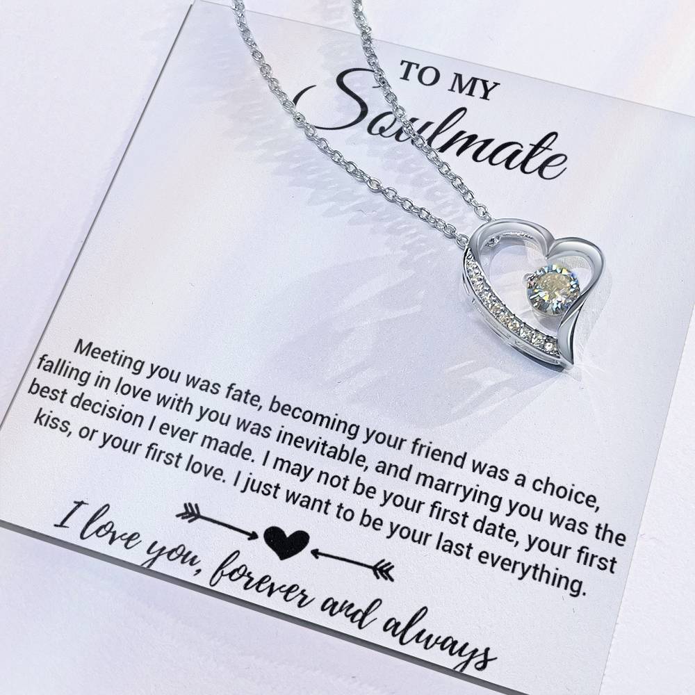 To My Soulmate Necklace, Soulmate Gift, Soulmate Jewelry Anniversary 29_3
