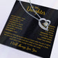 To My Daughter Necklace Gift for Daughter from Dad,Daughter Father Necklace 16_4_Gold