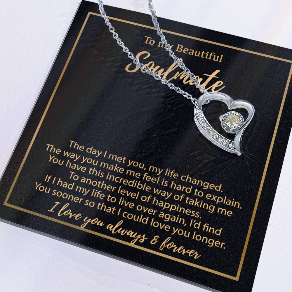 To My Soulmate Necklace,Anniversary, Valentine Gift for Wife, Girlfriend 18_12