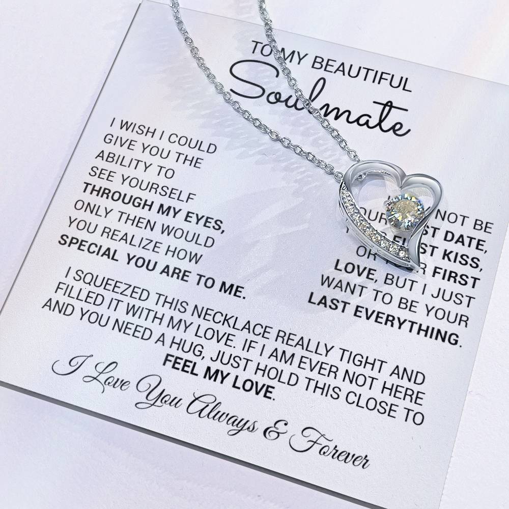 To My Soulmate Necklace, Christmas, Valentine Gift For Her, Gift For Soulmate 14_1