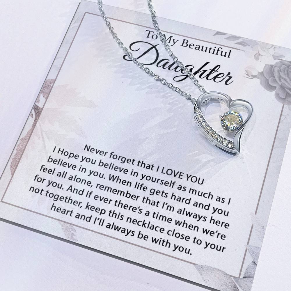 To My Daughter Necklace, Daughter Father Necklace, Daughter Gift From Dad, Mom 13_1