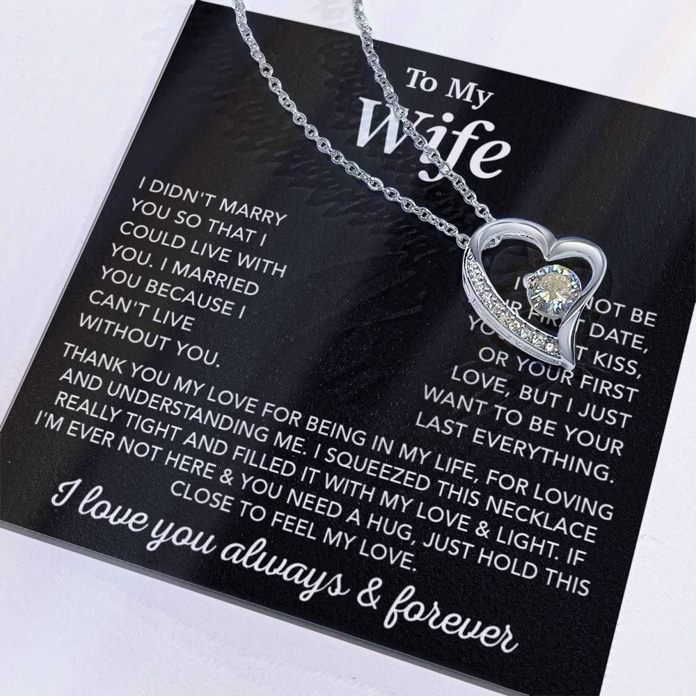 To My Wife Necklace, Gift For Wife, Anniversary Gift, Wife Birthday Gift For Her 2_1