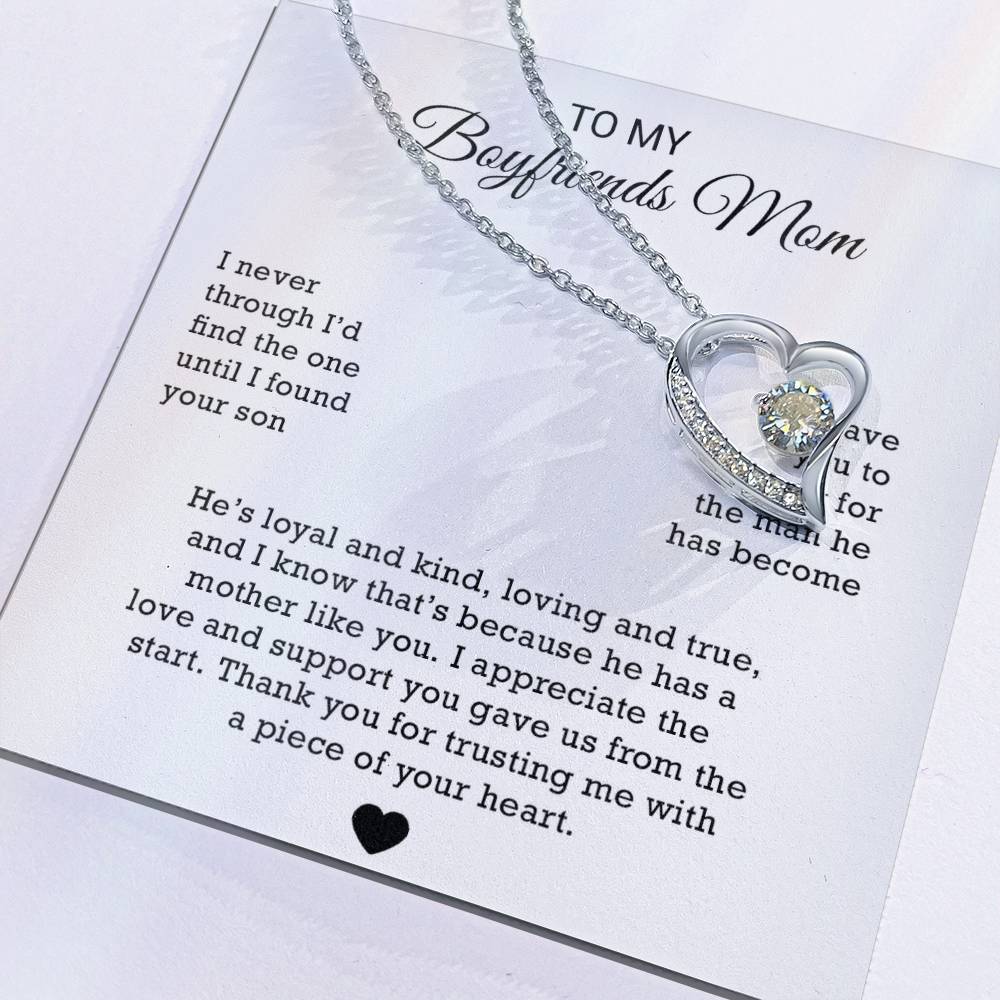 To My Boyfriends Mom Necklace, Gift for Boyfriends Mom, Boyfriends Mom Gift