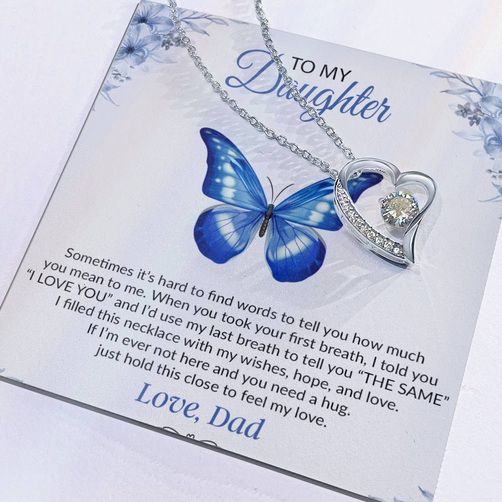 To My Daughter Necklace, Gift For Daughter From Dad, Daughter Father Necklace 1_12