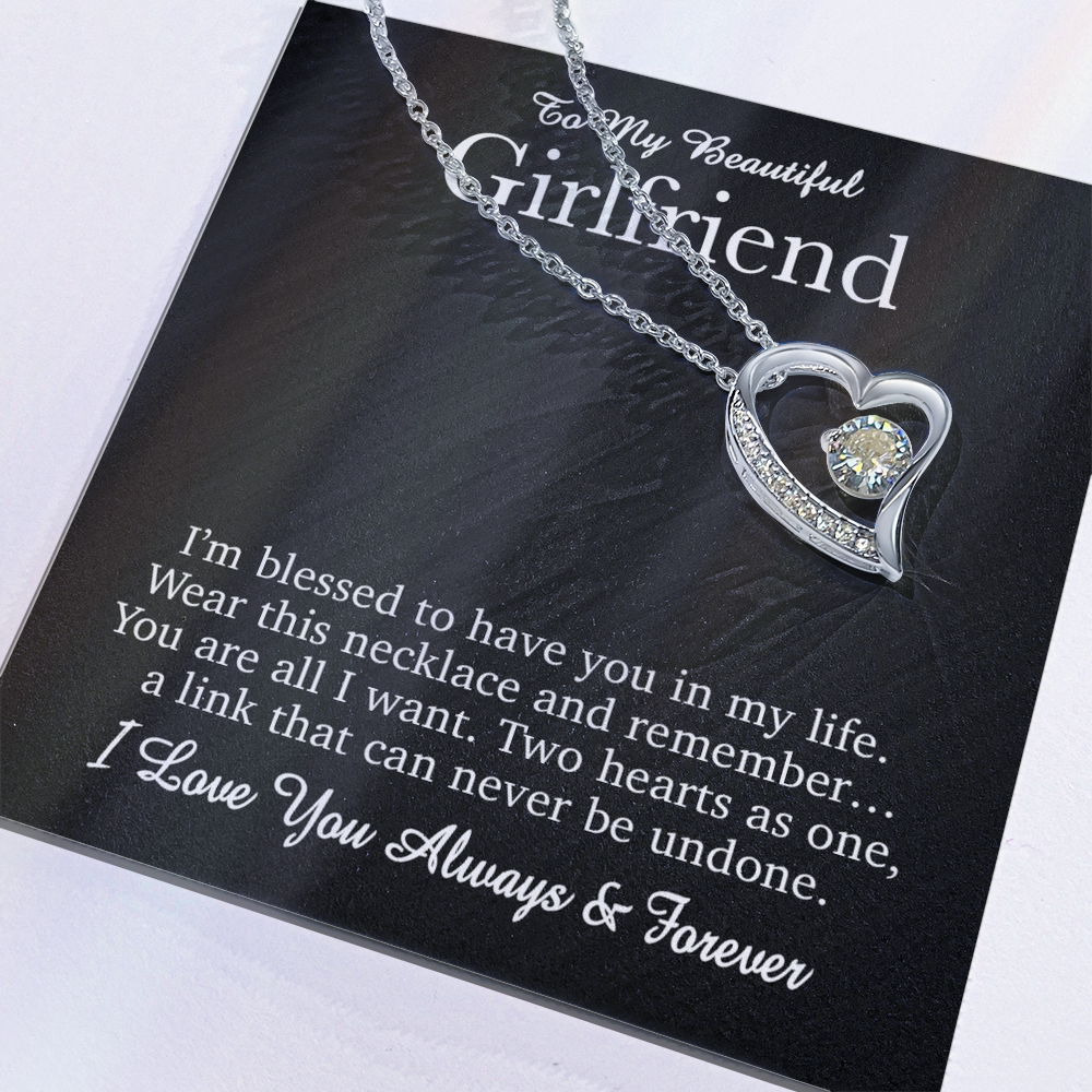 To My Girlfriend Necklace, Valentines Day Gift, Girlfriend Gifts, Girlfriend Birthday Gifts 22_4