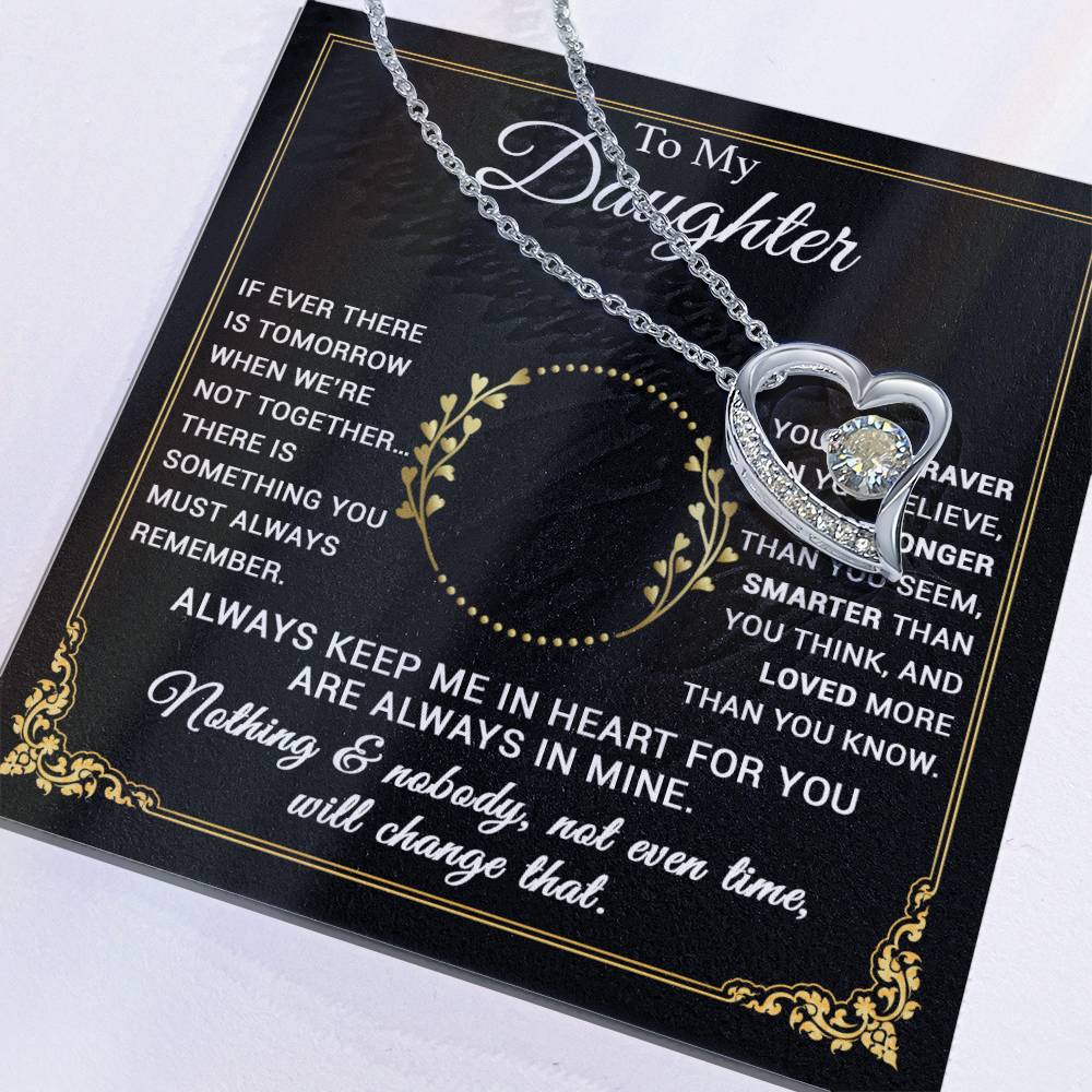 To My Daughter Necklace, Gift From Mom, Dad, Christmas Gift 4_11