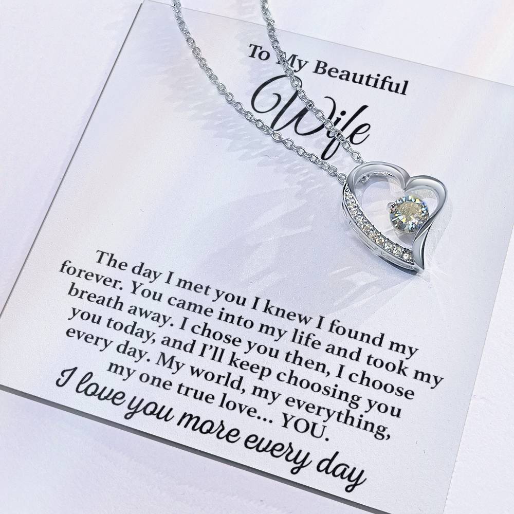 To My Wife Necklace, Gift From Husband, Anniversary Jewelry Gifts Wife 22_3