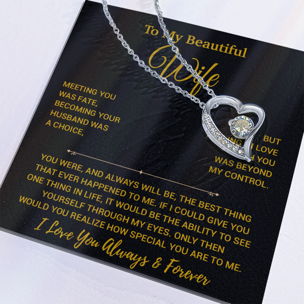 To My Wife Necklace, Vanlentines Gifts For Women, Anniversary Gift For Wife 29_12_Gold