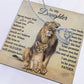 To My Daughter Lion Necklace, Daughter Birthday Gift, Lion Dad Gift