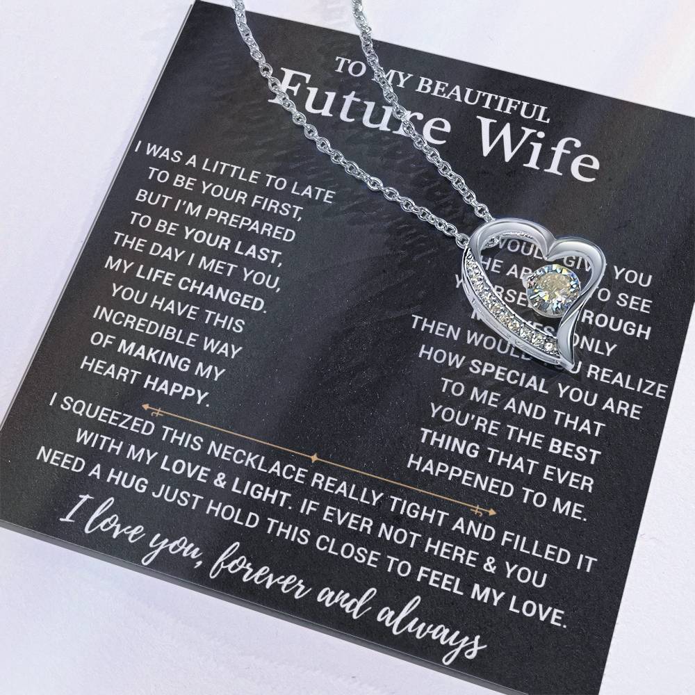To My Beautiful Future Wife Necklace, Anniversary Birthday Christmas Gift for Her 12_11
