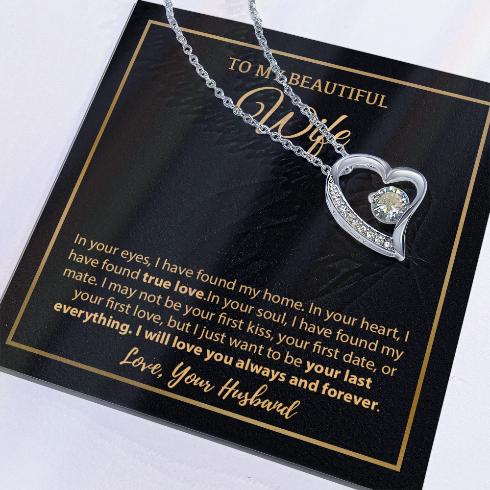 To My Wife Necklace, Christmas Gifts For Women, Anniversary Gift For Wife 18_12