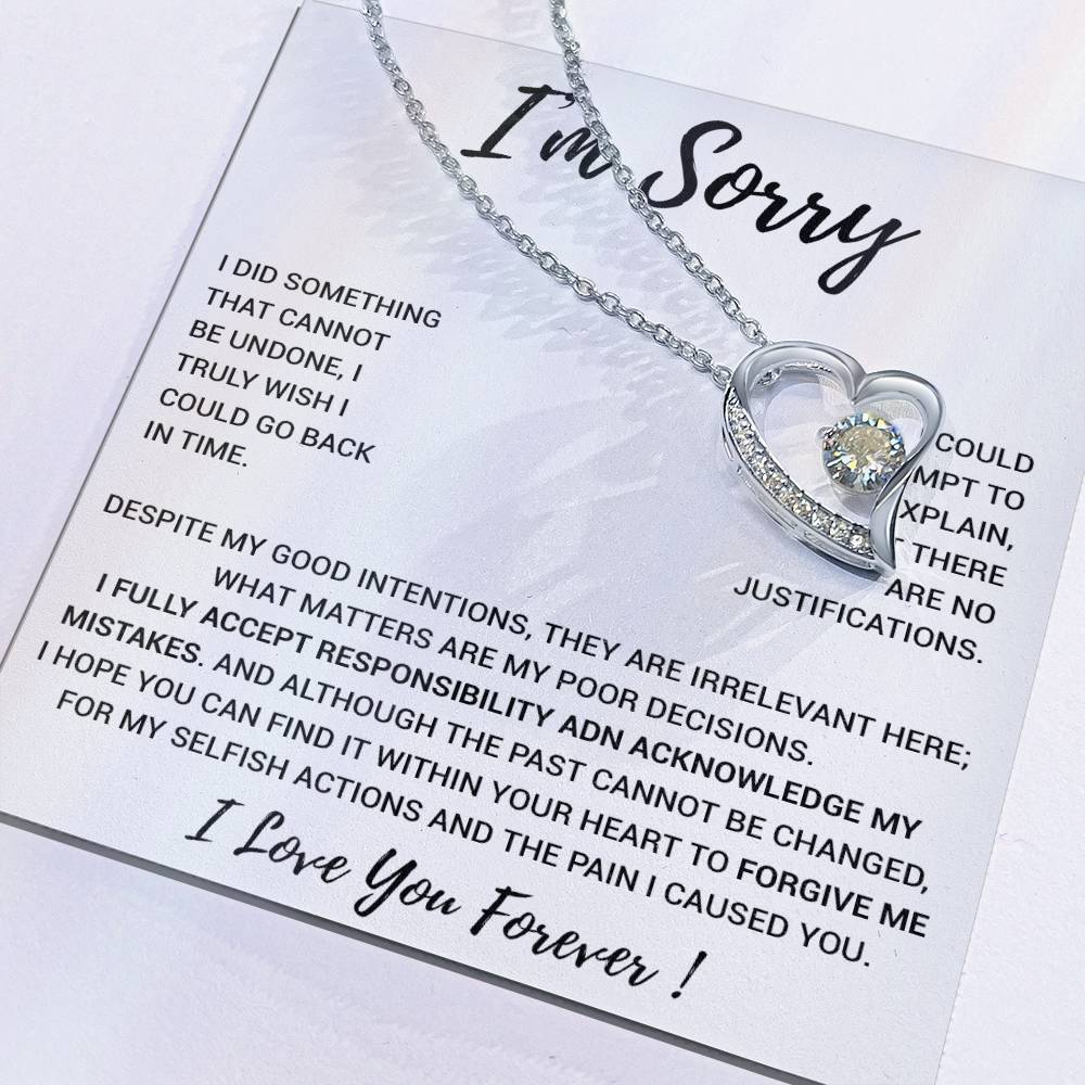 I'm Sorry Gift Apology Gift Necklace For Her, Wife, Girlfriend, Friend, Forgive 2_12