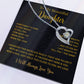 To My Daughter Necklace, Gift for Daughter from Dad, Father Daughter Necklace  11_5_Gold