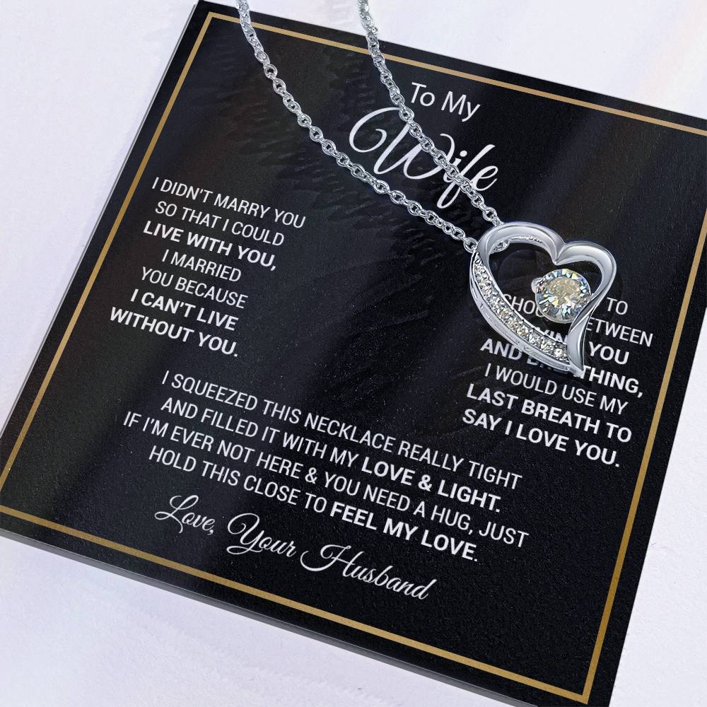 To My Wife Necklace, Anniversary Gift For Wife, Wife Birthday Gift, Gift For Wife, Romantic Gift 17_1