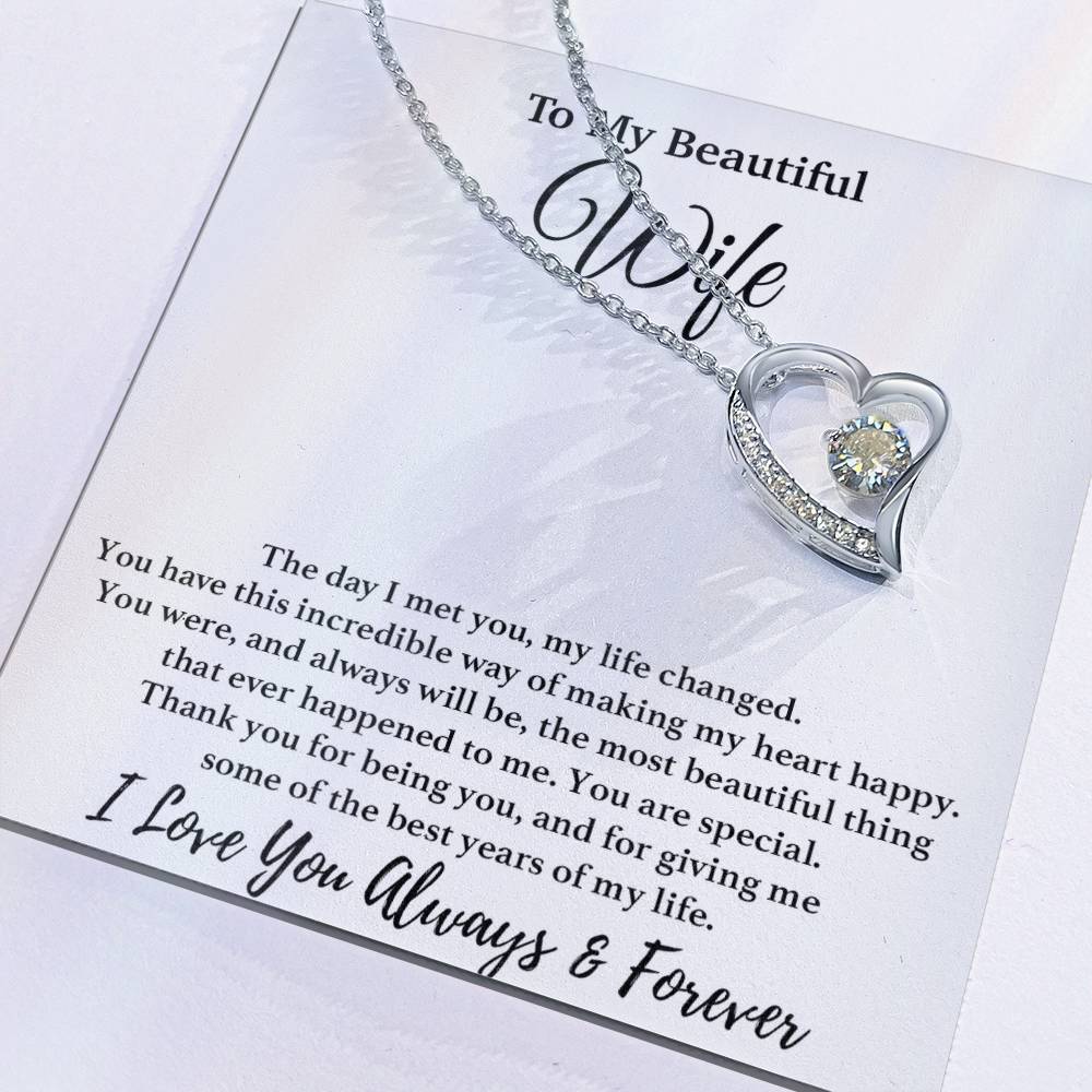 To My Wife Necklace, Gift From Husband, Anniversary Jewelry Gifts Wife 1_10