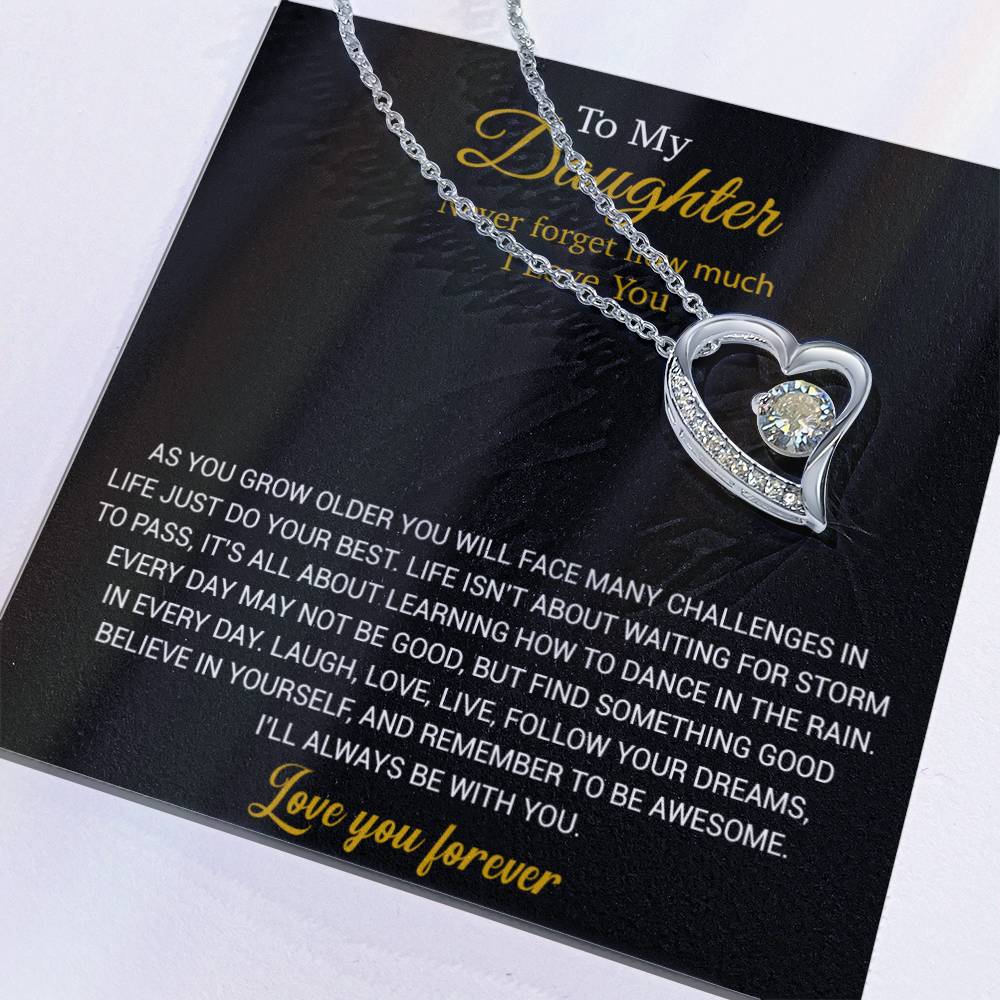 To My Daughter Necklace, Daughter Mother Necklace, Daughter Gift From Mom 29_11