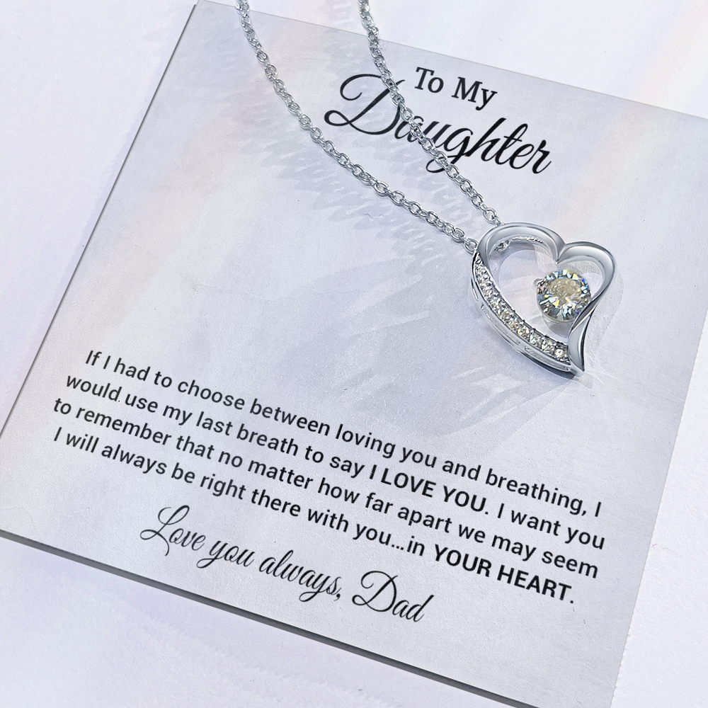 To My Daughter Necklace, Daughter Father Necklace, Daughter Gift from Dad 30_4