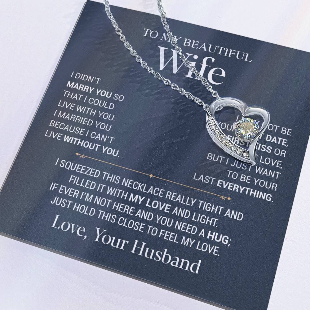 To My Wife Necklace, Christmas Gifts For Women, Anniversary Gift For Wife 23_11
