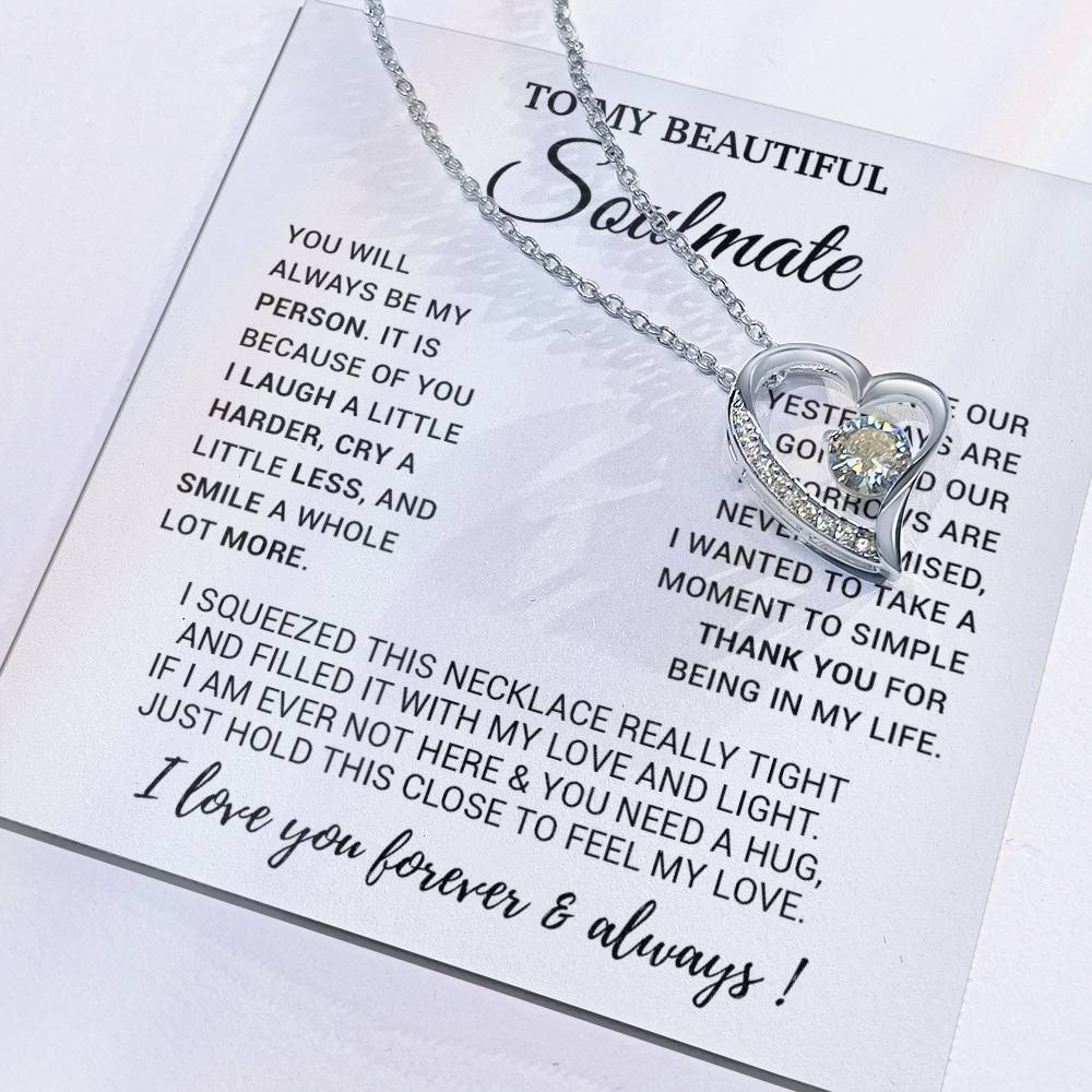 To My Soulmate Necklace, Christmas, Valentine Gift For Her, Gift For Soulmate 29_3