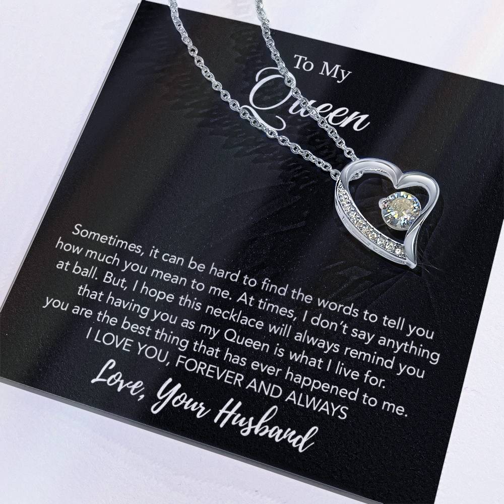 To My Queen Necklace, Anniversary Gift For Wife, Girlfriend Necklace, Birthday Gift For Wife 21_1