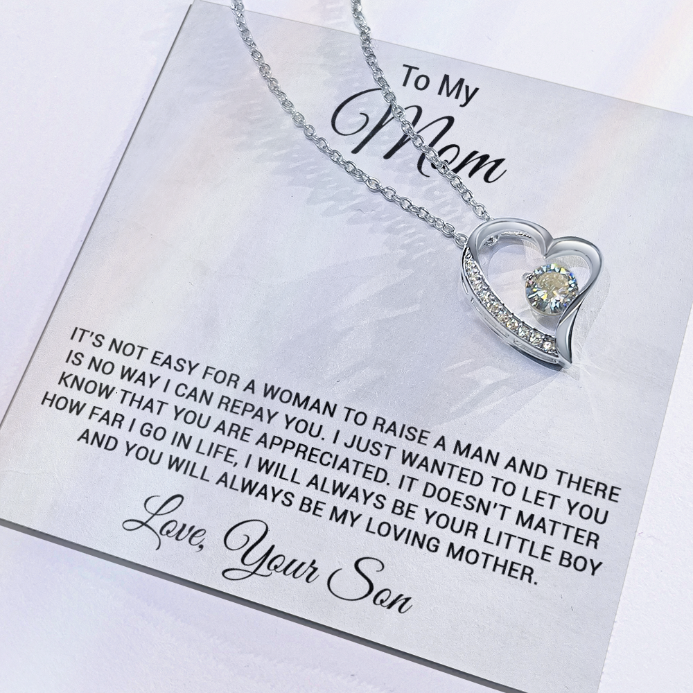 To My Mom Necklace, Mom Gift, Mom Mother's Day Gifts, Mom Gift From Son 26_3