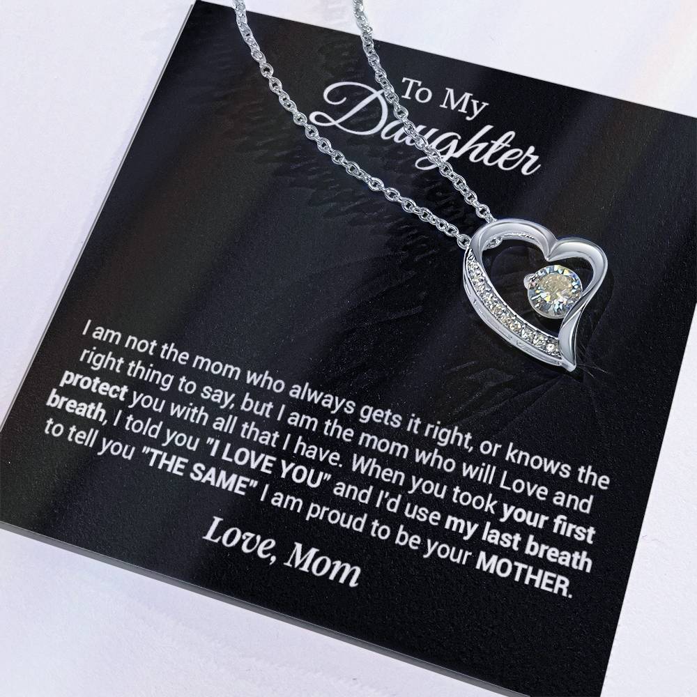 To My Daughter Necklace, Gift For Daughter From Mother, Mother's Day Gift