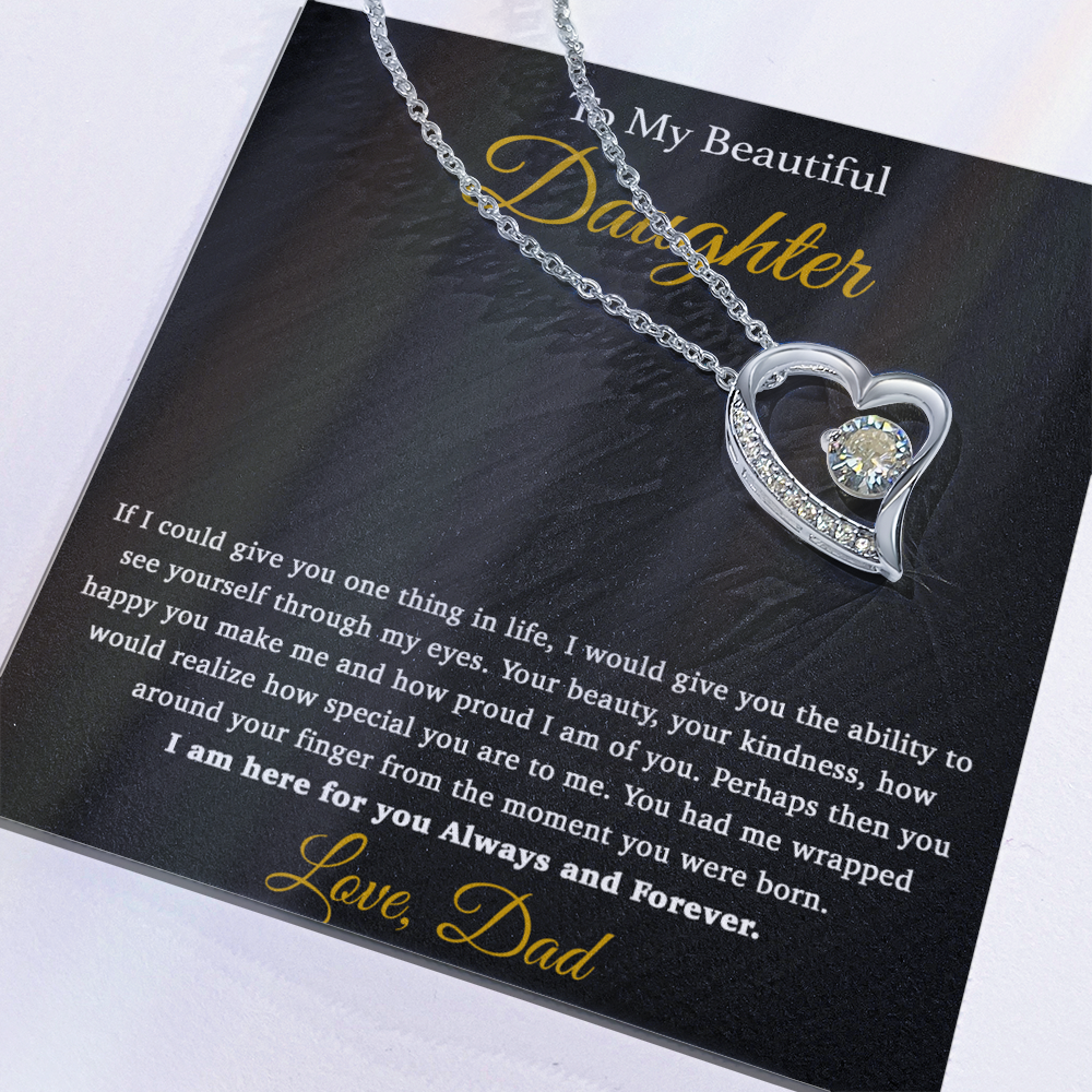 To My Daughter Necklace, Daughter Father Necklace, Daughter Gift From Dad 11_3