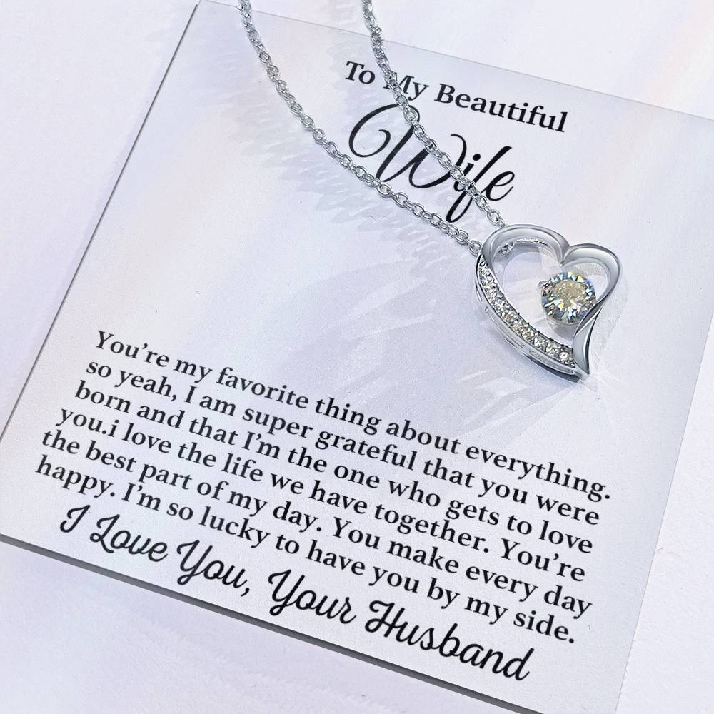 To My Wife Necklace, Gift From Husband, Anniversary Jewelry Gifts Wife 7_5