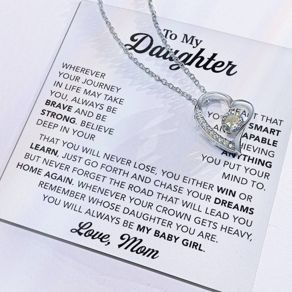 To My Daughter Necklace, Gift for Daughter from Mom, Mother Daughter Necklace 28_10